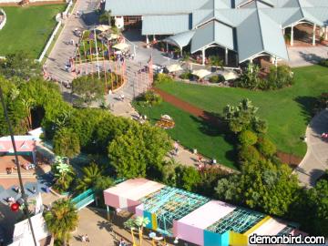 The walkway has been removed