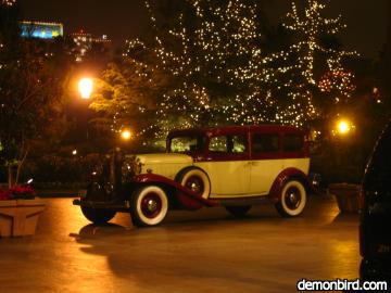 Beautiful car in the valet at the Grand Californian